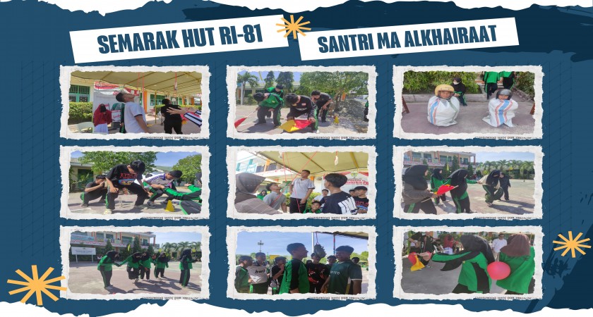 Semarak Kemerdekaan Indonesia ala MA Alkhairaat Kota Gorontalo